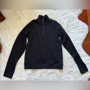 Lululemon Engineered Warmth Half-Zip, Black, 4